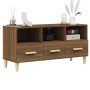 TV-Schrank aus braunem Eichensperrholz, 102 x 36 x 50 cm von vidaXL, TV-Möbel - Ref: Foro24-817497, Preis: 80,74 €, Rabatt: %