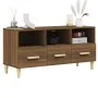 TV-Schrank aus braunem Eichensperrholz, 102 x 36 x 50 cm von vidaXL, TV-Möbel - Ref: Foro24-817497, Preis: 79,80 €, Rabatt: %
