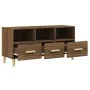 TV-Schrank aus braunem Eichensperrholz, 102 x 36 x 50 cm von vidaXL, TV-Möbel - Ref: Foro24-817497, Preis: 79,80 €, Rabatt: %