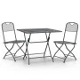 Garden dining set 3 pieces anthracite expanded metal mesh by vidaXL, Garden sets - Ref: Foro24-3084719, Price: 225,08 €, Disc...