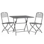 Garden dining set 3 pieces anthracite expanded metal mesh by vidaXL, Garden sets - Ref: Foro24-3084719, Price: 225,08 €, Disc...