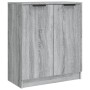 Sideboards 2 pcs Sonoma gray plywood 60x30x70 cm by vidaXL, Sideboards - Ref: Foro24-3115778, Price: 134,59 €, Discount: %