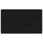 Set de aparador de 3 piezas de madera contrachapada negro de vidaXL, Aparadores - Ref: Foro24-3115821, Precio: 182,33 €, Desc...