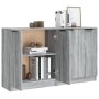 Sideboards 2 pcs Sonoma gray plywood 60x30x70 cm by vidaXL, Sideboards - Ref: Foro24-3115778, Price: 134,59 €, Discount: %
