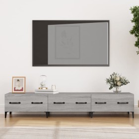 Mueble para TV madera contrachapada gris Sonoma 150x34,5x30 cm de vidaXL, Muebles TV - Ref: Foro24-817511, Precio: 77,94 €, D...