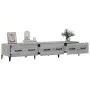 Sonoma gray plywood TV cabinet 150x34.5x30 cm by vidaXL, TV Furniture - Ref: Foro24-817511, Price: 77,02 €, Discount: %
