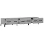 Sonoma gray plywood TV cabinet 150x34.5x30 cm by vidaXL, TV Furniture - Ref: Foro24-817511, Price: 77,02 €, Discount: %