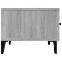 Sonoma gray plywood TV cabinet 150x34.5x30 cm by vidaXL, TV Furniture - Ref: Foro24-817511, Price: 77,02 €, Discount: %