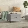 Mesa de centro con patas de metal gris sonoma 50x50x40 cm de vidaXL, Mesas de centro - Ref: Foro24-817539, Precio: 52,07 €, D...