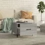 Mesa de centro con patas de metal gris sonoma 50x50x40 cm de vidaXL, Mesas de centro - Ref: Foro24-817539, Precio: 52,07 €, D...