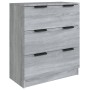Aparador de 3 piezas madera contrachapada gris Sonoma | Foro24.es | Tu tienda online para hogar, jardín y más Foro24.es