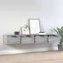 Wandschränke 2 Stk. Sonoma graues Sperrholz 68x30x20 cm von vidaXL, Regale und Regale - Ref: Foro24-3115898, Preis: 75,46 €, ...