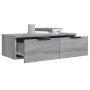 Wandschränke 2 Stk. Sonoma graues Sperrholz 68x30x20 cm von vidaXL, Regale und Regale - Ref: Foro24-3115898, Preis: 75,46 €, ...