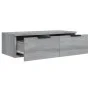 Wandschränke 2 Stk. Sonoma graues Sperrholz 68x30x20 cm von vidaXL, Regale und Regale - Ref: Foro24-3115898, Preis: 75,43 €, ...