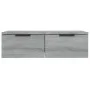 Wandschränke 2 Stk. Sonoma graues Sperrholz 68x30x20 cm von vidaXL, Regale und Regale - Ref: Foro24-3115898, Preis: 75,43 €, ...