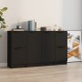 Sideboards 3 Stück schwarzes Sperrholz von vidaXL, Sideboards - Ref: Foro24-3115845, Preis: 148,66 €, Rabatt: %