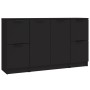 Sideboards 3 Stück schwarzes Sperrholz von vidaXL, Sideboards - Ref: Foro24-3115845, Preis: 148,66 €, Rabatt: %