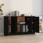 Sideboards 3 Stück schwarzes Sperrholz von vidaXL, Sideboards - Ref: Foro24-3115845, Preis: 145,58 €, Rabatt: %