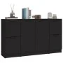 Sideboards 3 Stück schwarzes Sperrholz von vidaXL, Sideboards - Ref: Foro24-3115845, Preis: 145,58 €, Rabatt: %