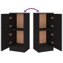 Sideboards 3 Stück schwarzes Sperrholz von vidaXL, Sideboards - Ref: Foro24-3115845, Preis: 148,66 €, Rabatt: %