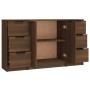 Sideboards 3 Stück Eiche braun Sperrholz von vidaXL, Sideboards - Ref: Foro24-3115843, Preis: 184,25 €, Rabatt: %