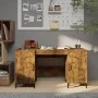 Escritorio madera contrachapada roble ahumado 140x50x75 cm de vidaXL, Escritorios - Ref: Foro24-817552, Precio: 117,04 €, Des...