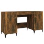 Schreibtisch aus geräuchertem Eichensperrholz, 140 x 50 x 75 cm von vidaXL, Schreibtische - Ref: Foro24-817552, Preis: 118,46...