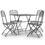 Garten-Ess-Set 5-tlg. Streckmetallgewebe anthrazit von vidaXL, Gartensets - Ref: Foro24-3084720, Preis: 265,92 €, Rabatt: %