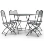 Garten-Ess-Set 5-tlg. Streckmetallgewebe anthrazit von vidaXL, Gartensets - Ref: Foro24-3084720, Preis: 262,07 €, Rabatt: %