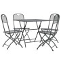 Garten-Ess-Set 5-tlg. Streckmetallgewebe anthrazit von vidaXL, Gartensets - Ref: Foro24-3084720, Preis: 265,92 €, Rabatt: %