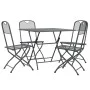Garten-Ess-Set 5-tlg. Streckmetallgewebe anthrazit von vidaXL, Gartensets - Ref: Foro24-3084720, Preis: 262,07 €, Rabatt: %