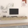 Armarios de pared 2 uds contrachapada roble Sonoma 102x30x20 cm by vidaXL, Shelves and shelves - Ref: Foro24-3115902, Price: ...