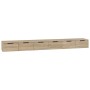 Armarios de pared 2 uds contrachapada roble Sonoma 102x30x20 cm by vidaXL, Shelves and shelves - Ref: Foro24-3115902, Price: ...