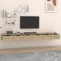 Armarios de pared 2 uds contrachapada roble Sonoma 102x30x20 cm by vidaXL, Shelves and shelves - Ref: Foro24-3115902, Price: ...