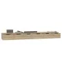 Armarios de pared 2 uds contrachapada roble Sonoma 102x30x20 cm by vidaXL, Shelves and shelves - Ref: Foro24-3115902, Price: ...