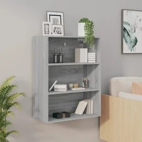 Armario colgante de pared gris Sonoma 69,5x32,5x90 cm de vidaXL, Aparadores - Ref: Foro24-817400, Precio: 60,48 €, Descuento: %
