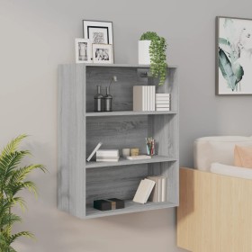 Sonoma grauer Wandschrank 69,5x32,5x90 cm von vidaXL, Sideboards - Ref: Foro24-817400, Preis: 62,30 €, Rabatt: %