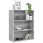 Armario colgante de pared gris Sonoma 69,5x32,5x90 cm de vidaXL, Aparadores - Ref: Foro24-817400, Precio: 60,48 €, Descuento: %