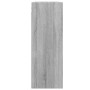 Armario colgante de pared gris Sonoma 69,5x32,5x90 cm de vidaXL, Aparadores - Ref: Foro24-817400, Precio: 63,96 €, Descuento: %