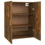Wandschrank aus geräucherter Eiche, 69,5 x 34 x 90 cm von vidaXL, Sideboards - Ref: Foro24-817381, Preis: 56,20 €, Rabatt: %