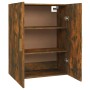 Wandschrank aus geräucherter Eiche, 69,5 x 34 x 90 cm von vidaXL, Sideboards - Ref: Foro24-817381, Preis: 56,80 €, Rabatt: %