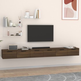Wandschränke 2 Stück braunes Eichensperrholz 102x30x20cm von vidaXL, Regale und Regale - Ref: Foro24-3115907, Preis: 125,37 €...