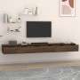 Wandschränke 2 Stück braunes Eichensperrholz 102x30x20cm von vidaXL, Regale und Regale - Ref: Foro24-3115907, Preis: 125,37 €...