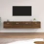 Wandschränke 2 Einheiten braunes Eichensperrholz 100x36,5x35 cm von vidaXL, Schließfächer und Lagerschränke - Ref: Foro24-311...