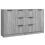 Sideboards 2 Stk. Sonoma graues Sperrholz 60x30x70 cm von vidaXL, Sideboards - Ref: Foro24-3115794, Preis: 155,47 €, Rabatt: %
