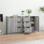 Aparadores 2 uds madera contrachapada gris Sonoma 60x30x70 cm de vidaXL, Aparadores - Ref: Foro24-3115794, Precio: 162,58 €, ...