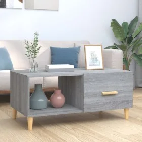 Engineered wood Sonoma gray coffee table 89.5x50x40 cm by vidaXL, Coffee table - Ref: Foro24-817514, Price: 60,34 €, Discount: %