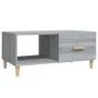 Engineered wood Sonoma gray coffee table 89.5x50x40 cm by vidaXL, Coffee table - Ref: Foro24-817514, Price: 60,34 €, Discount: %