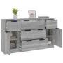 3-teiliges Sideboard-Set aus Sonoma-grauem Sperrholz von vidaXL, Sideboards - Ref: Foro24-3115826, Preis: 182,31 €, Rabatt: %