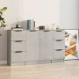 Sideboards 3 pieces cement gray plywood by vidaXL, Sideboards - Ref: Foro24-3115839, Price: 142,83 €, Discount: %